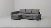 Sofa Friheten kolor szary Ikea
