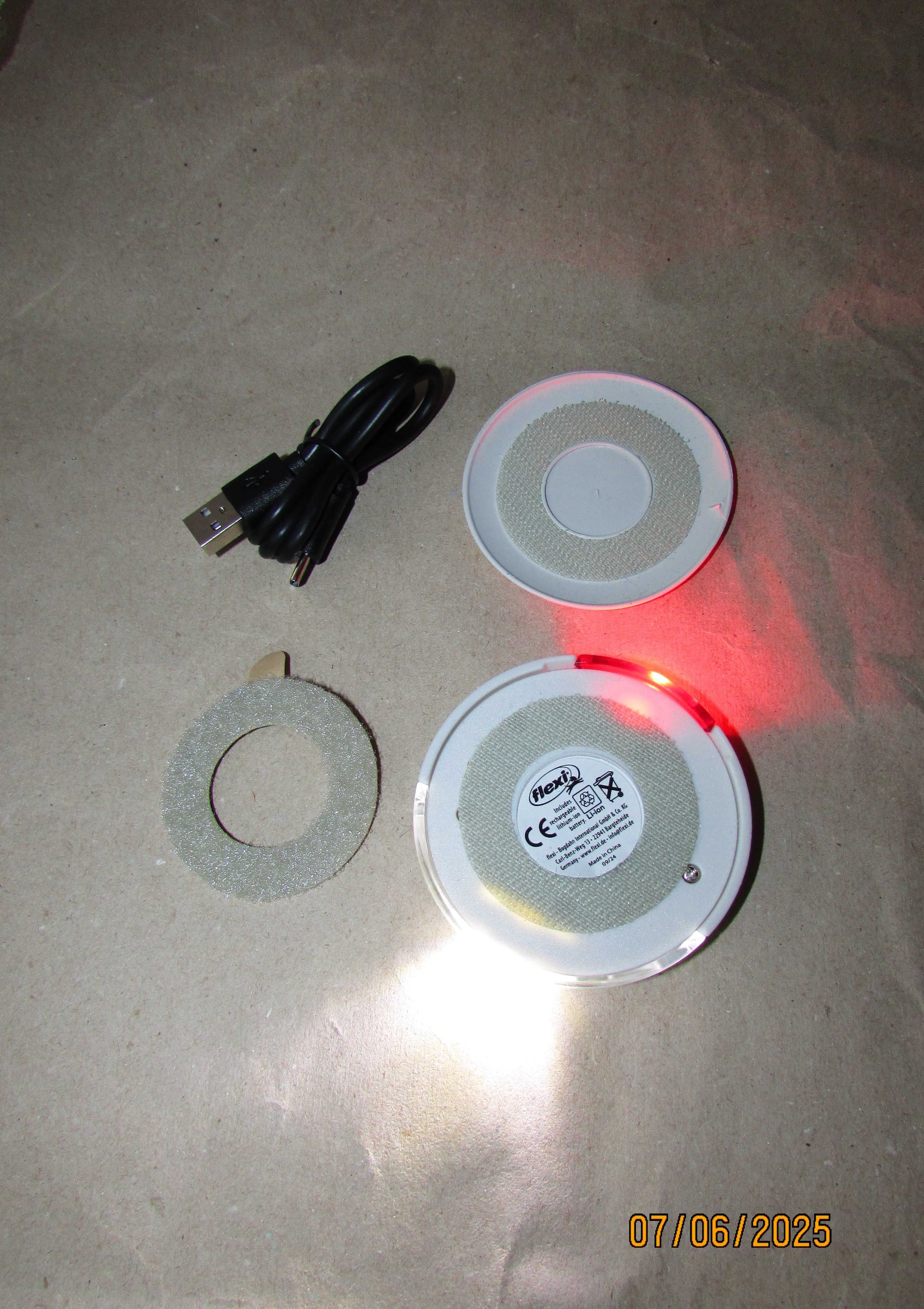 FLEXI LED System Lightning Jasnoszary dla psa.