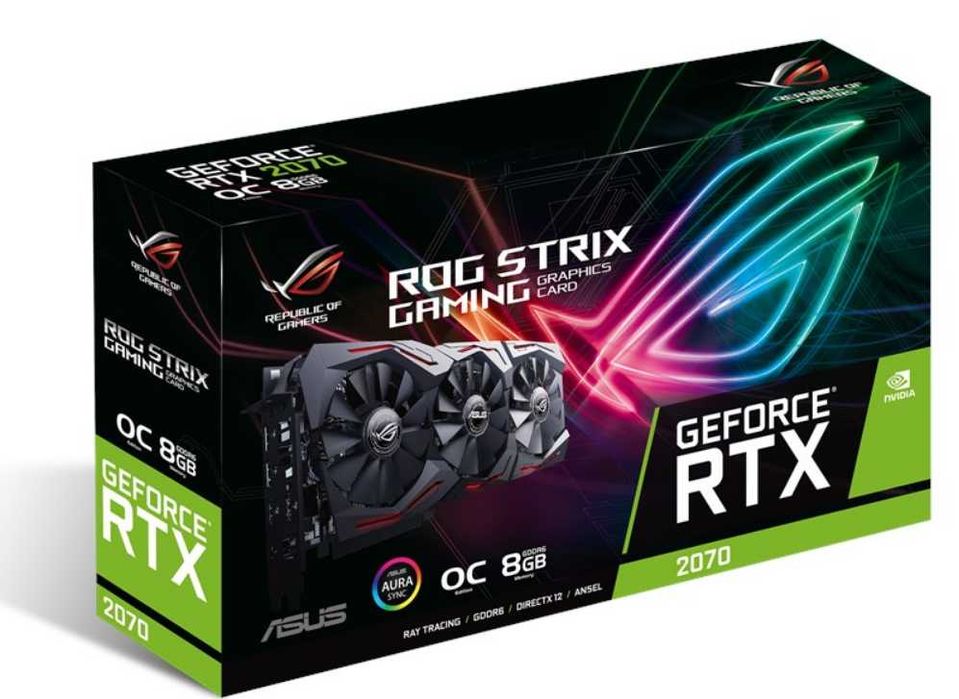 Відеокарта RTX 2070 Super 8GB Asus ROG Strix Gaming GDDR6