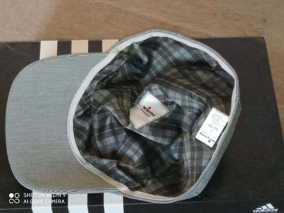 Wigens czapka męska z daszkiem NOWA r. L jakość PREMIUM SKLEP 200+
