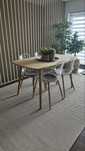Conjunto mesa como nova e 4 cadeiras
