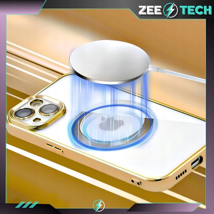 Etui Do Iphone 13 | 14 Magsafe Case Pokrowiec Obudowa Osłona +Szkło