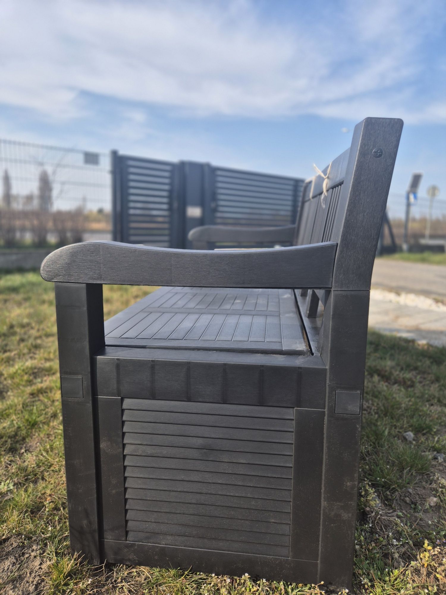 Ławka plastikową