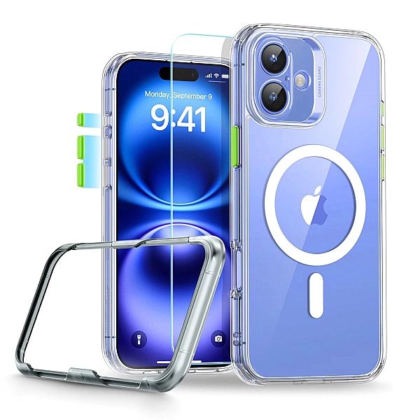 Esr Classic Pro Set Halolock Magsafe Iphone 16 Clear