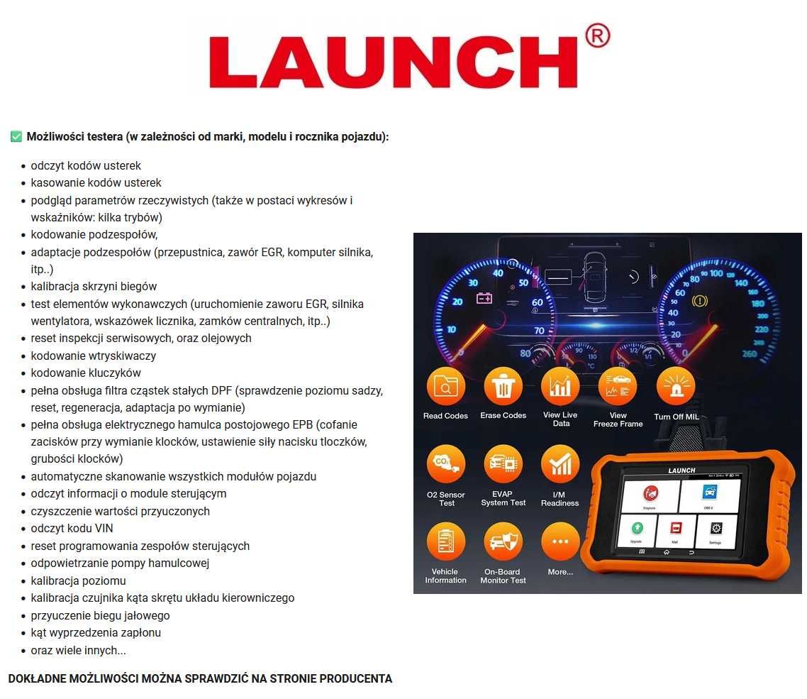 Interfejs Diagnostyczny Creader Elite v. 2.0 for Honda