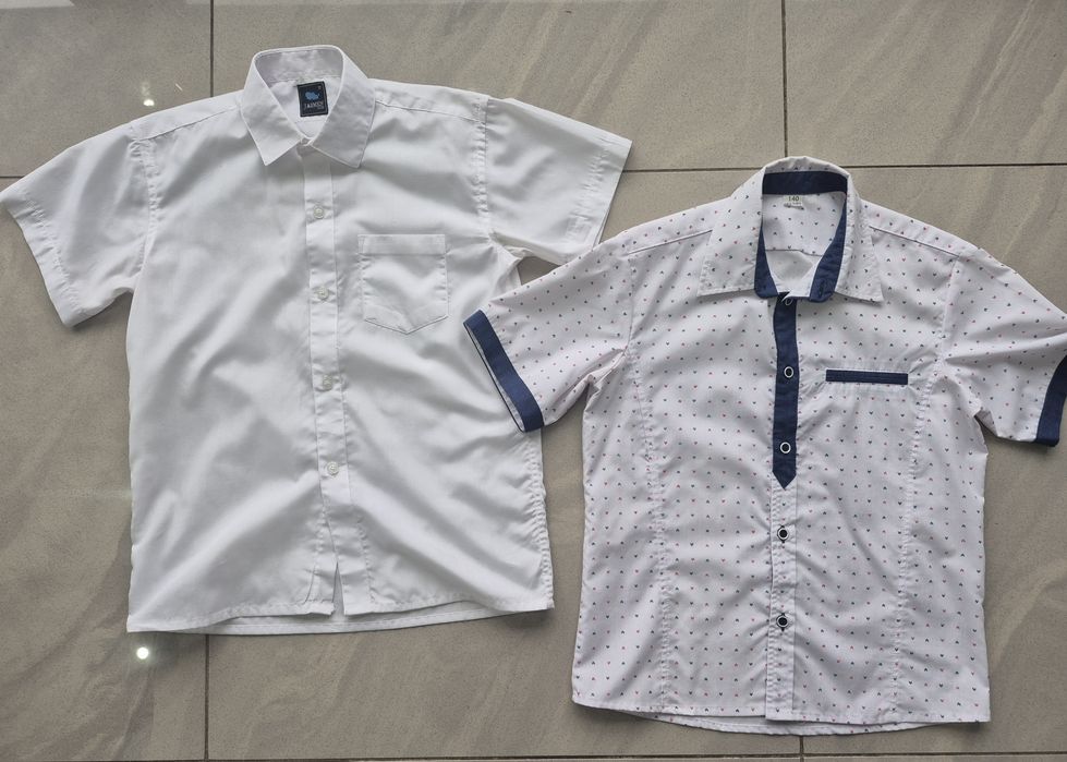 Zestaw koszul chłopięcych SLIM-FIT 140cm