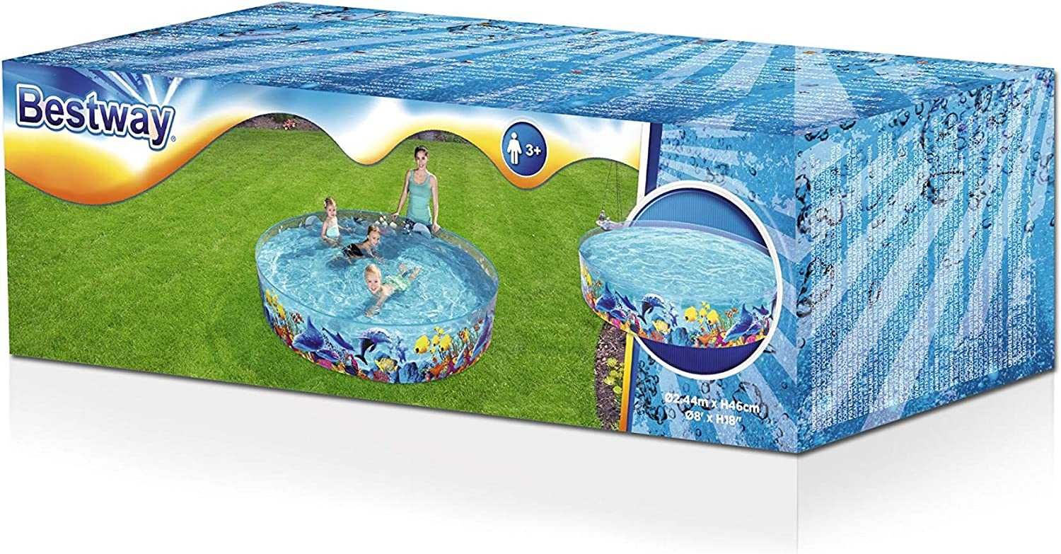 бассейн детский Дитячий басейн Bestway Fill-N-Fun 90 x 18 дюймів