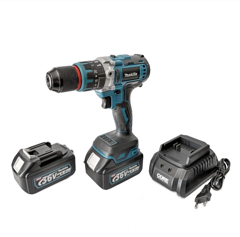 Шуруповерт Makita DHP465BL - 36V - 6.0A/h - Латвія