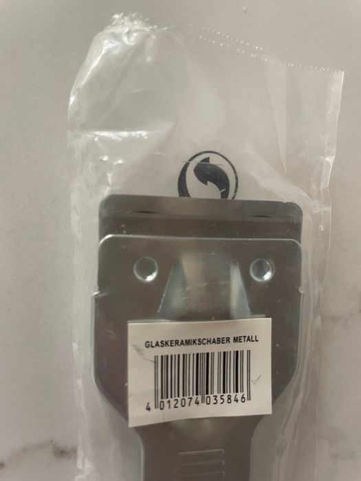 Nożyk / skrobak do czyszczenia płyty elektrycznej/indukcyjnej