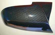 Capa para retrovisor bmw f20 f21, em carbono