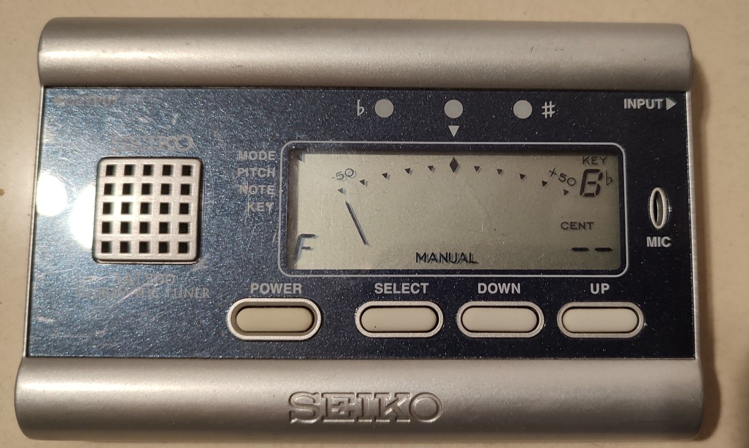 SEIKO SAT-500 tuner stroik chromatyczny