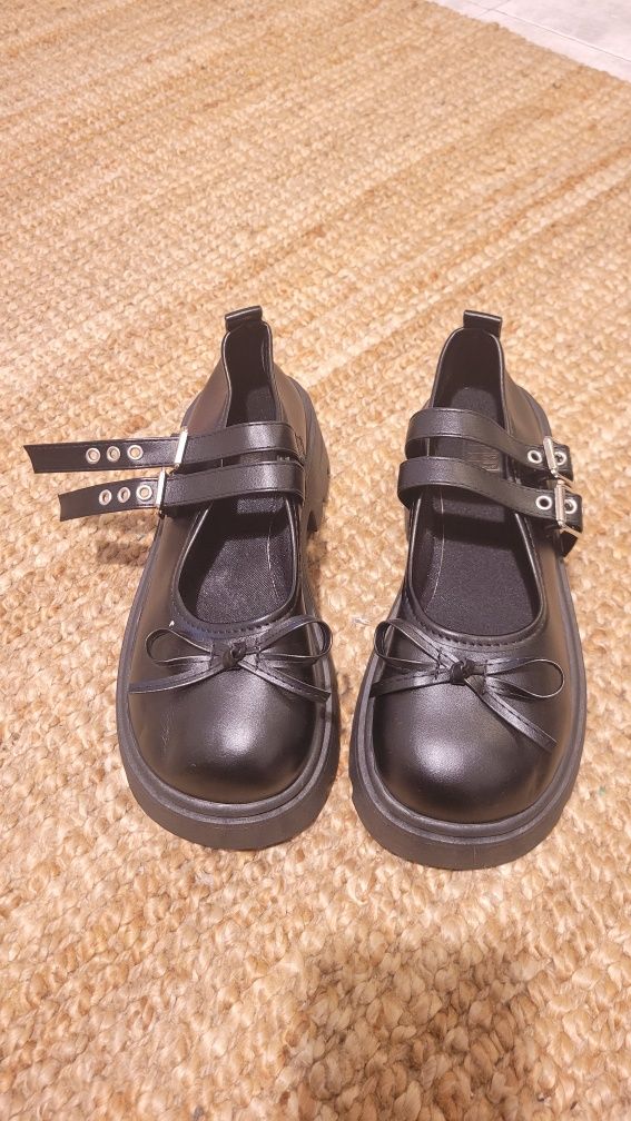 Sapatos Femininos Estilo Retrô Mary Jone