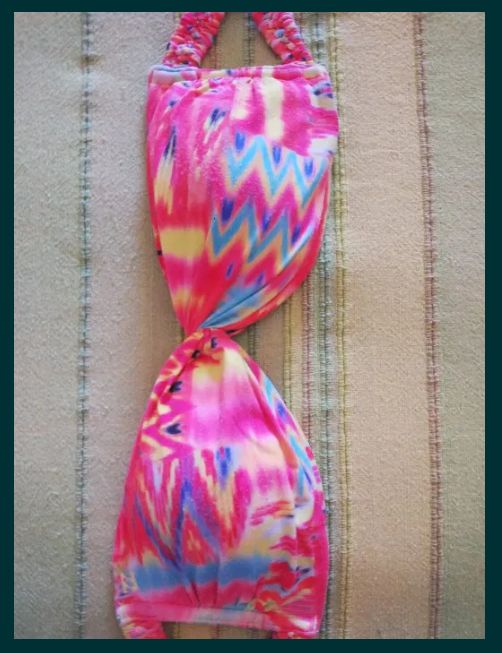 * * * * Novo Billabong Maya Bay Bandeau Bikini Top M * * * *