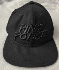 Police Ring czapka z daszkiem czarna black cap snap oryginalna