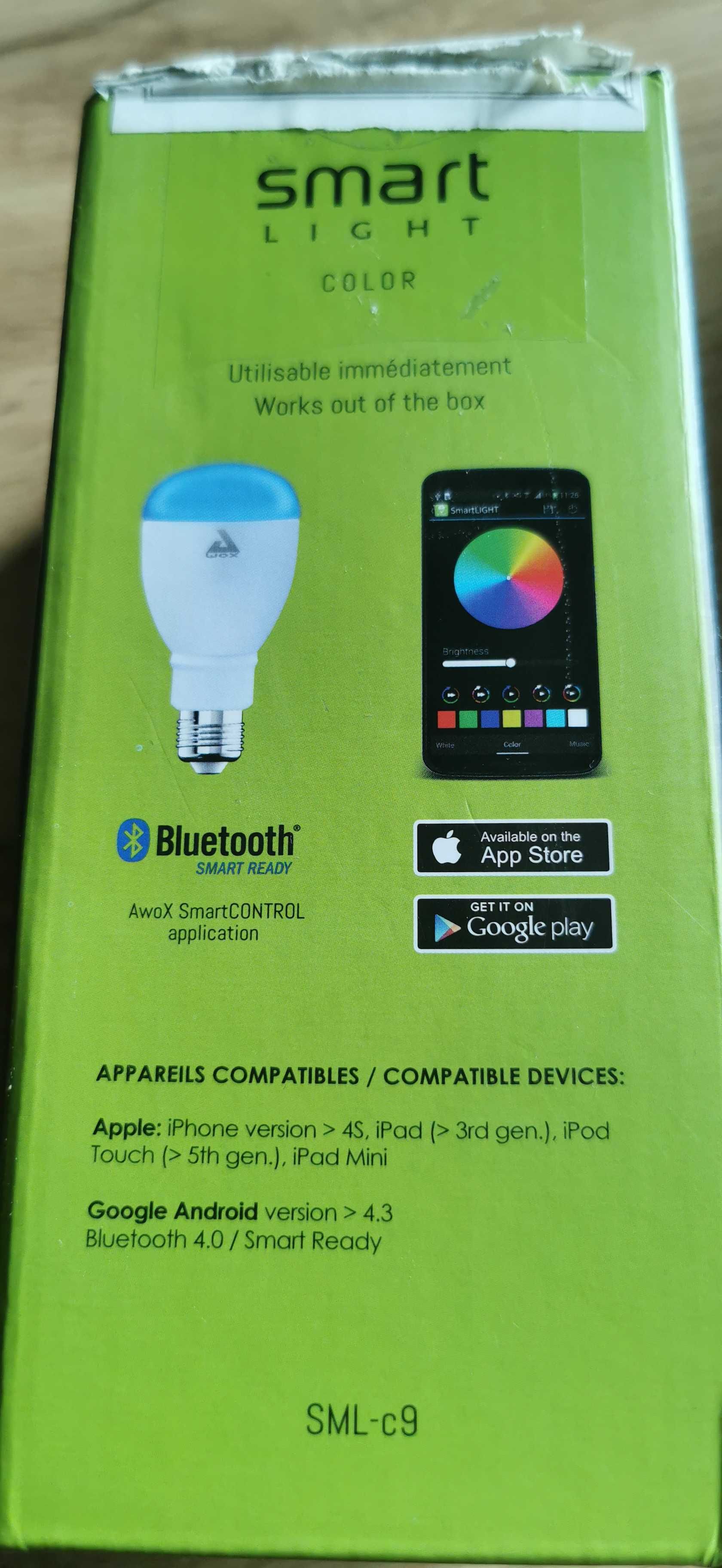 Żarówka Smart Light LED RGB Bluetooth