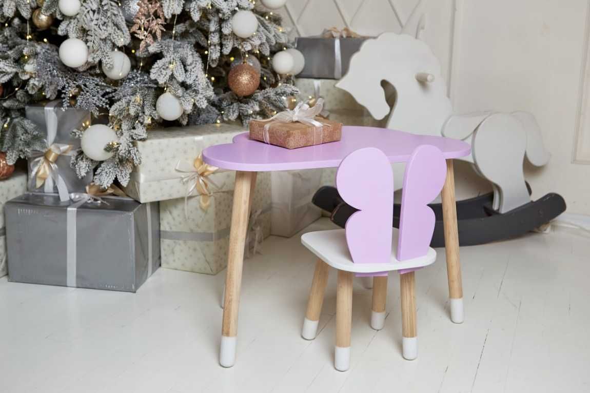 Дитячий столик і стільчик. Столик и стульчик для ребенка (фиолетовый)