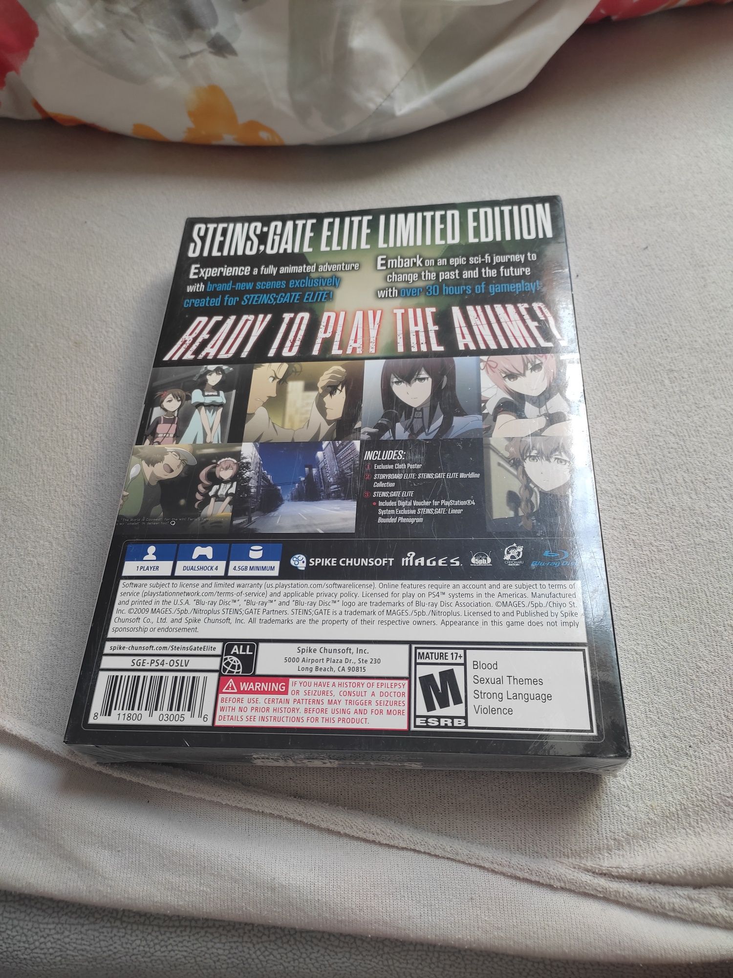 Steins Gate Elite LImited edition PlayStation 4