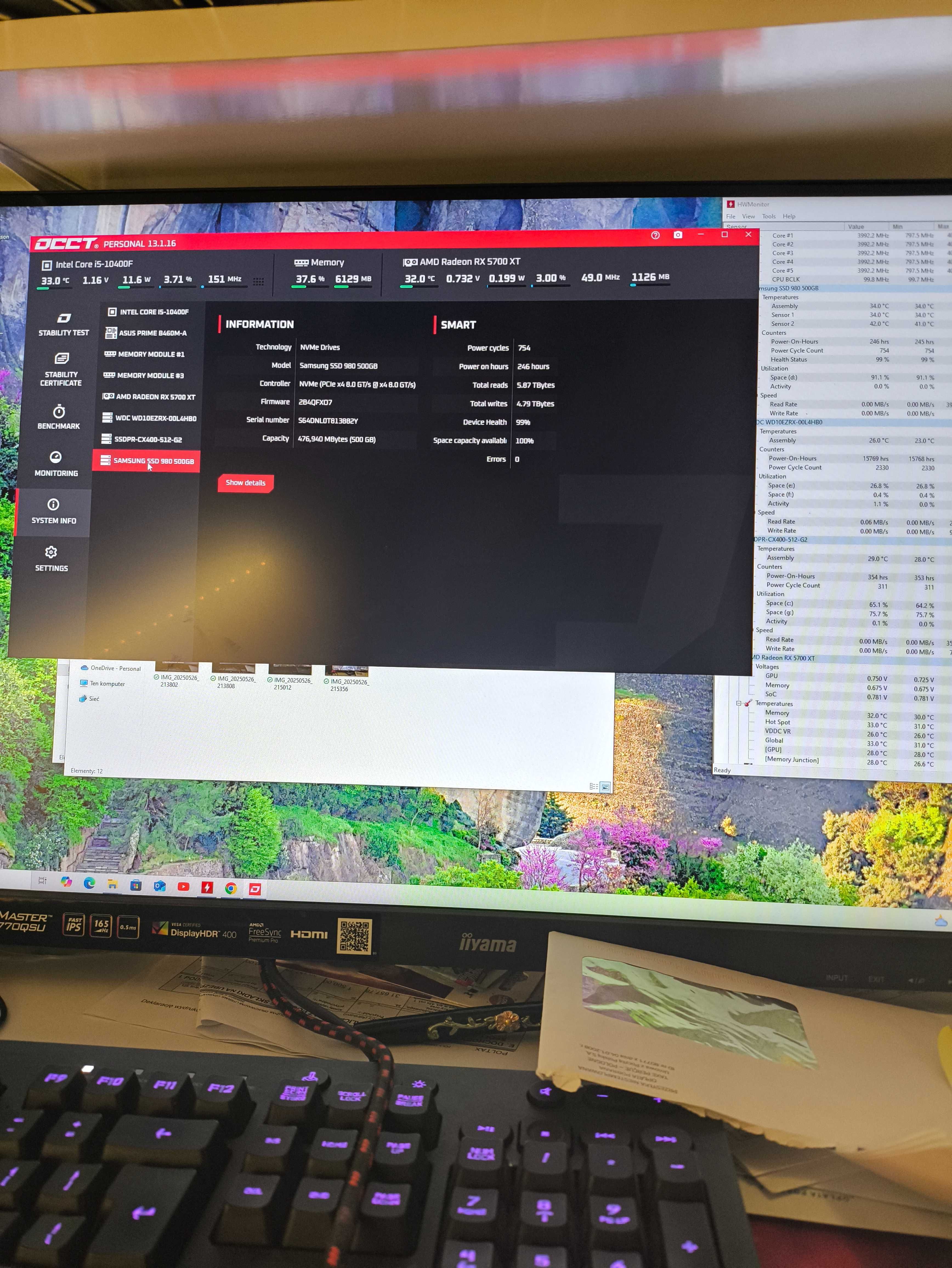komputer I5 10400f 16 gb RX 5700 xt
