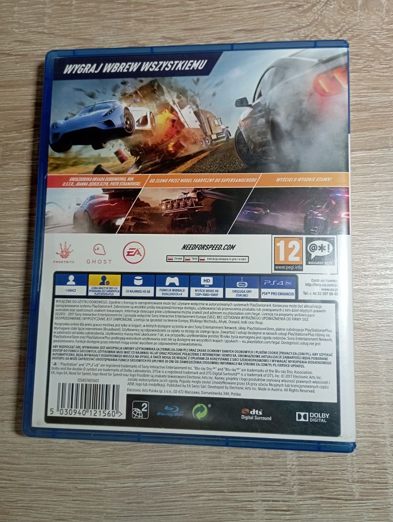 Need For Speed - Payback. PS4 PL -6/6