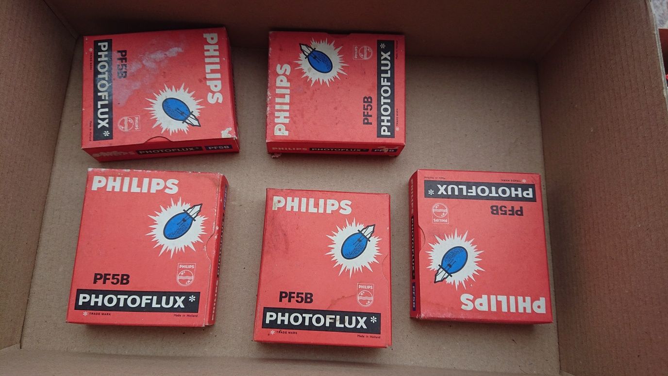 Żarówki Philips Photoflux PF5B nieurzywane