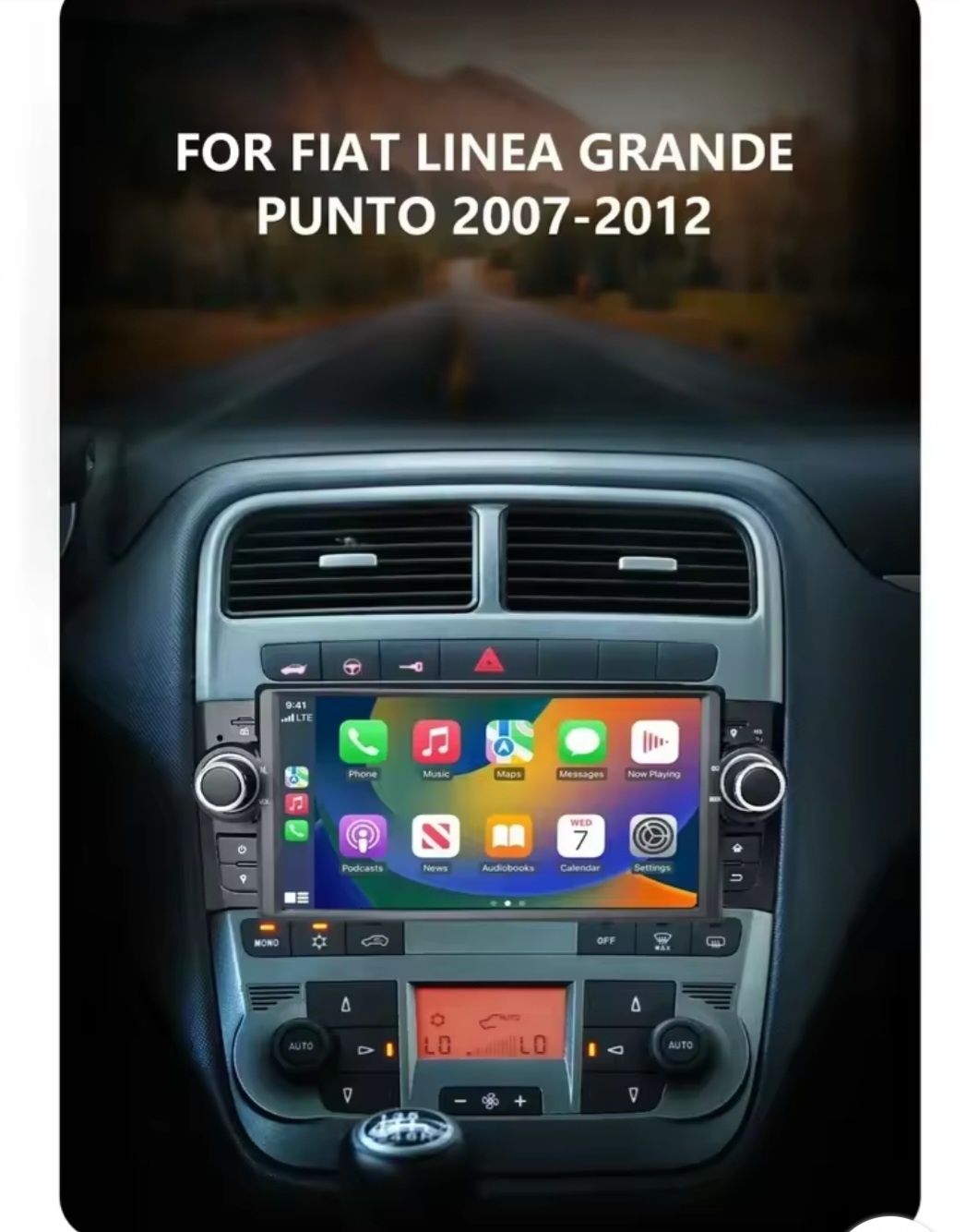 Магнитола FIAT Punto, Linea 2007-2013 
Grande Punto 2007-2012 Android