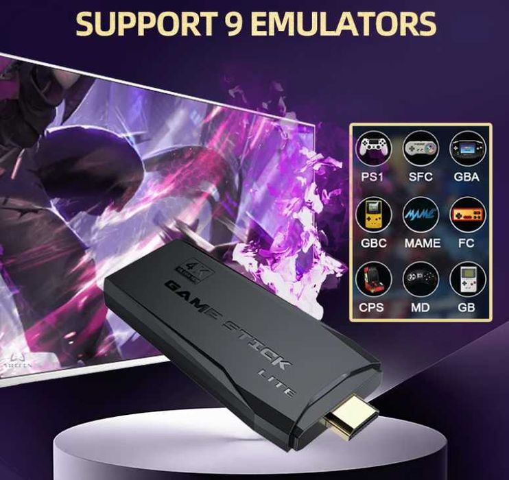 Consola 2-Joystick sem fios/20.000 Jogos