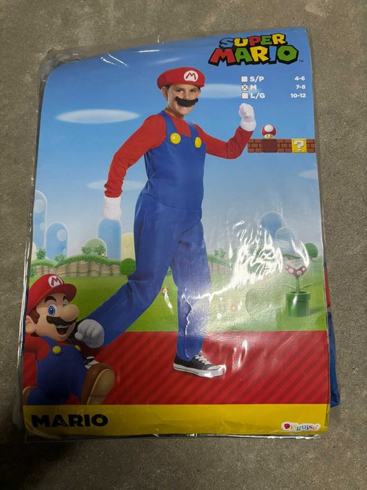 Disfarce carnaval Super Mario