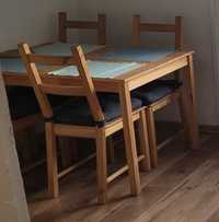 Ikea stół i 4 krzesła