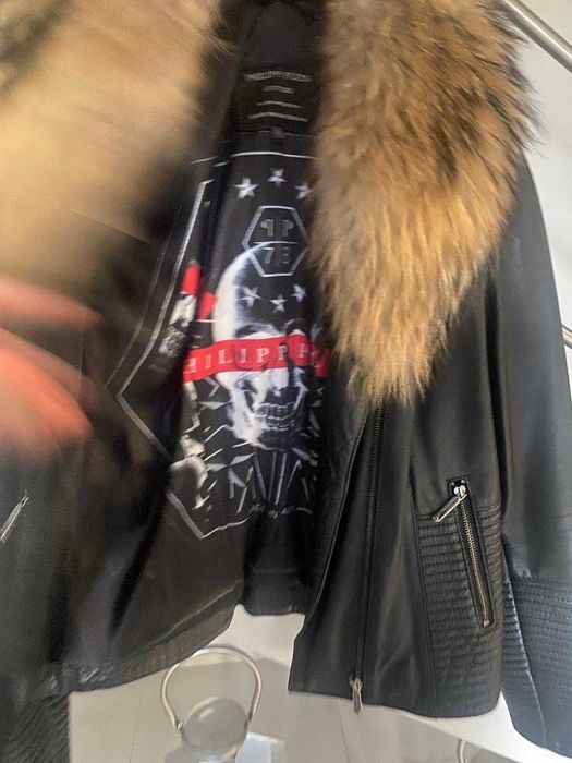 Kurtka skórzana Philipp Plein