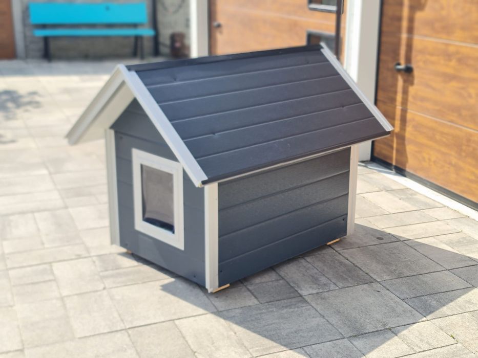 Buda dla psa ocieplana