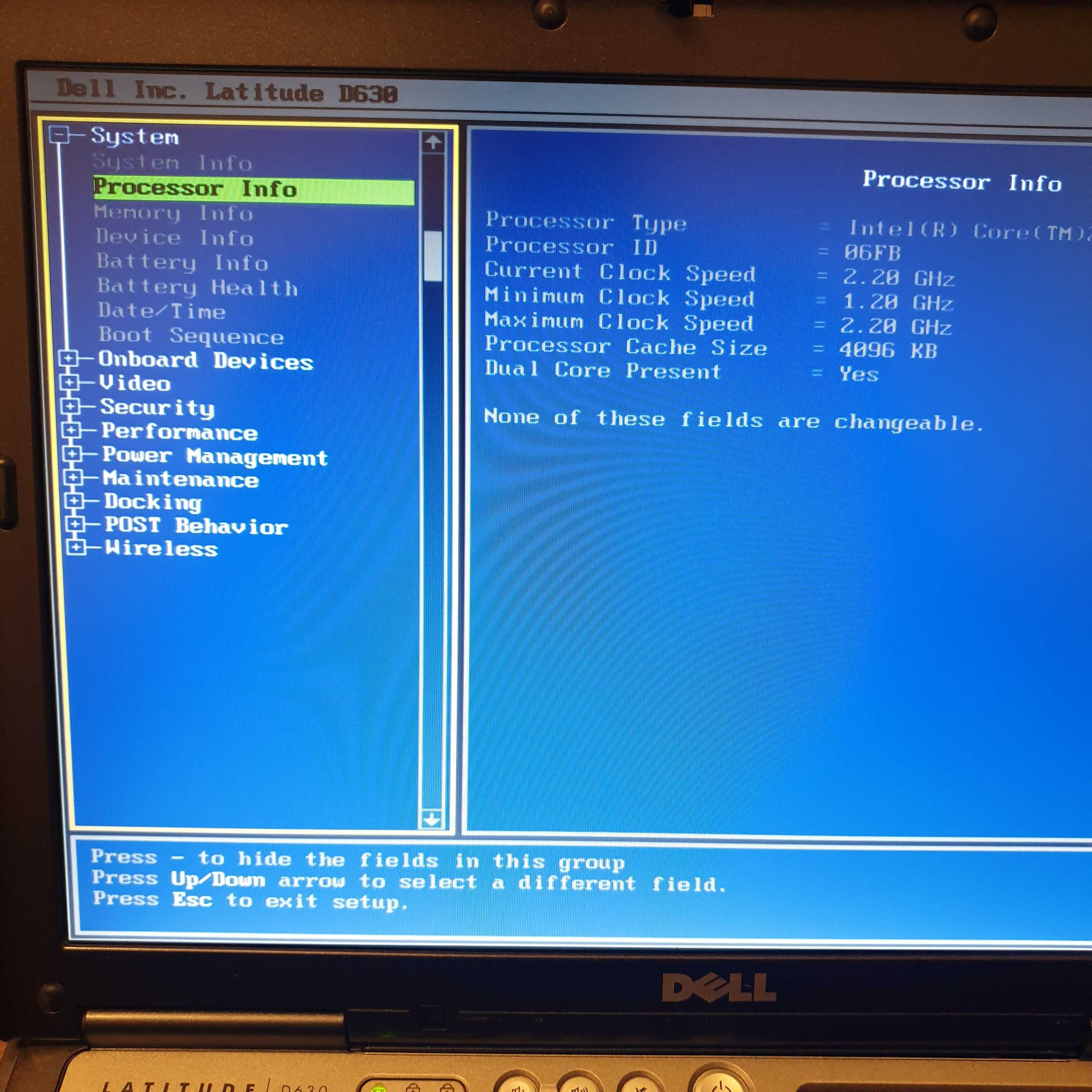 Dell Latitude D630