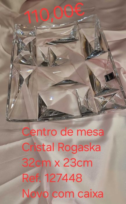 Centro de Mesa de Cristal Rogaska