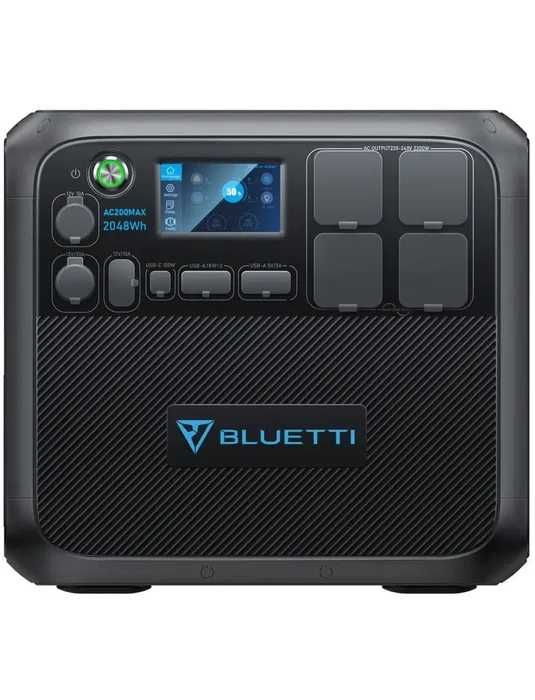 потужна зарядна станція Bluetti AC200MAX  2200W краща за Ecoflow