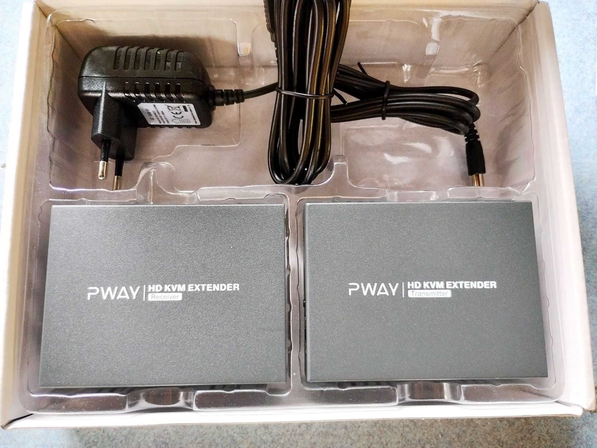 Przedłużacz, spliter,  HDMI KVM USB 1080P