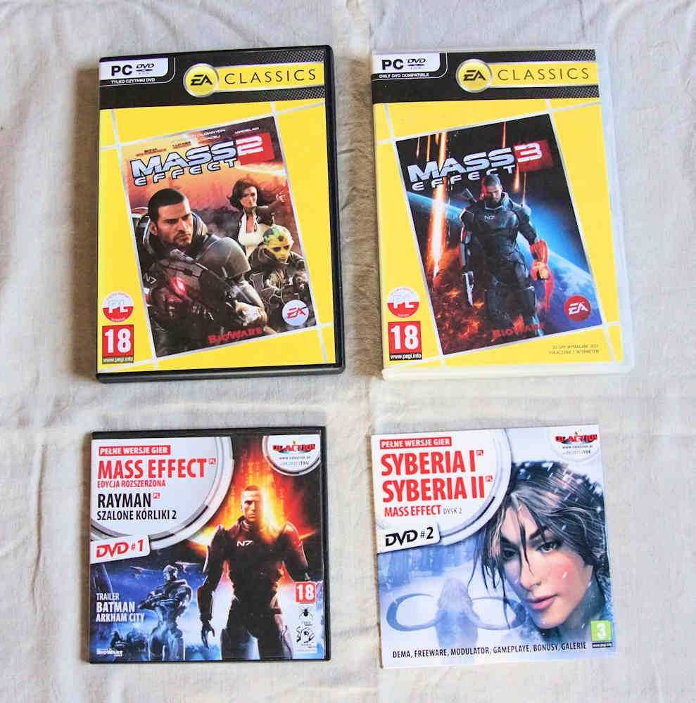 Mass Effect 1+2+3 + Syberia 1 i 2