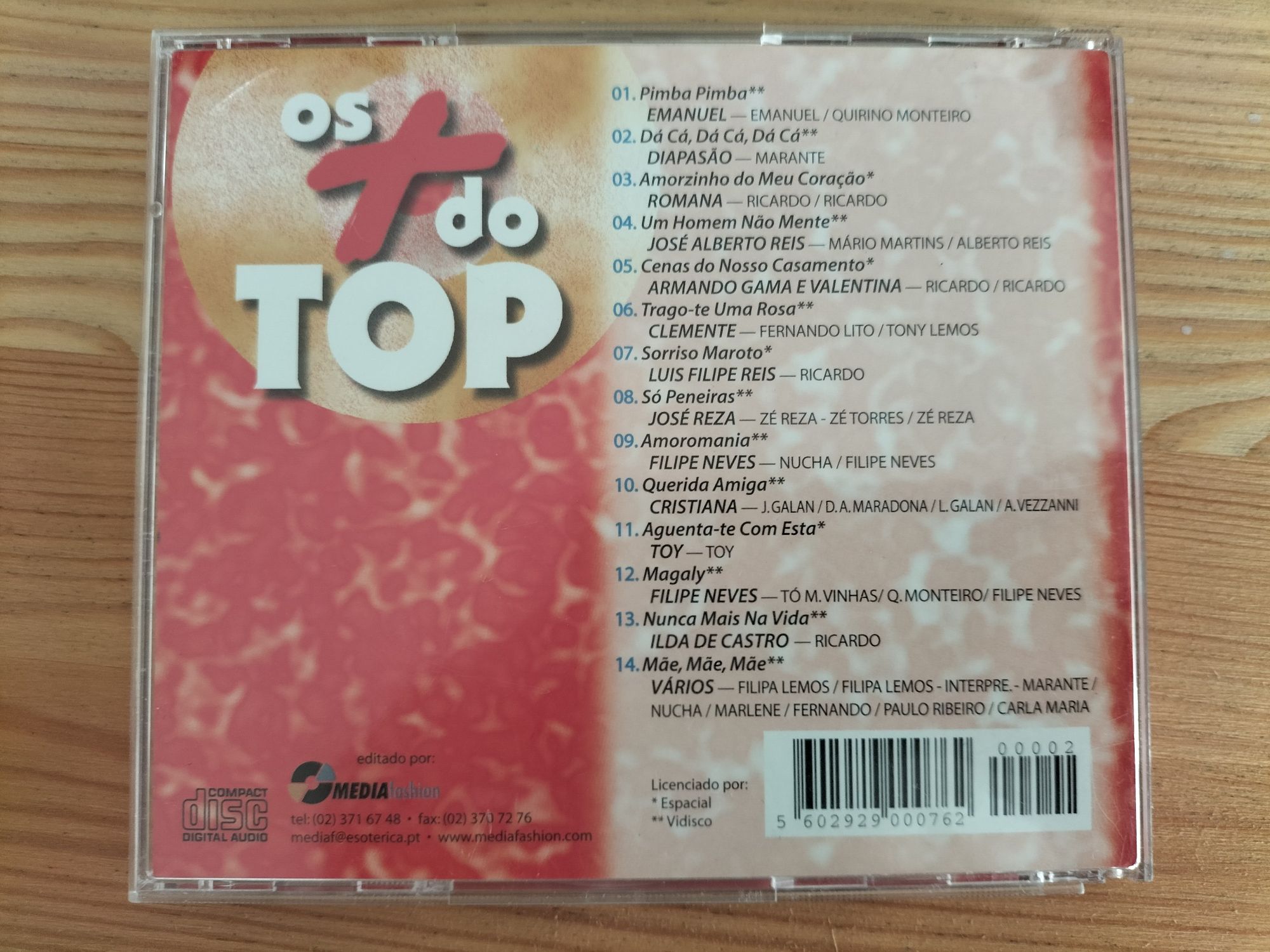 Cd's coleção - Os + do top