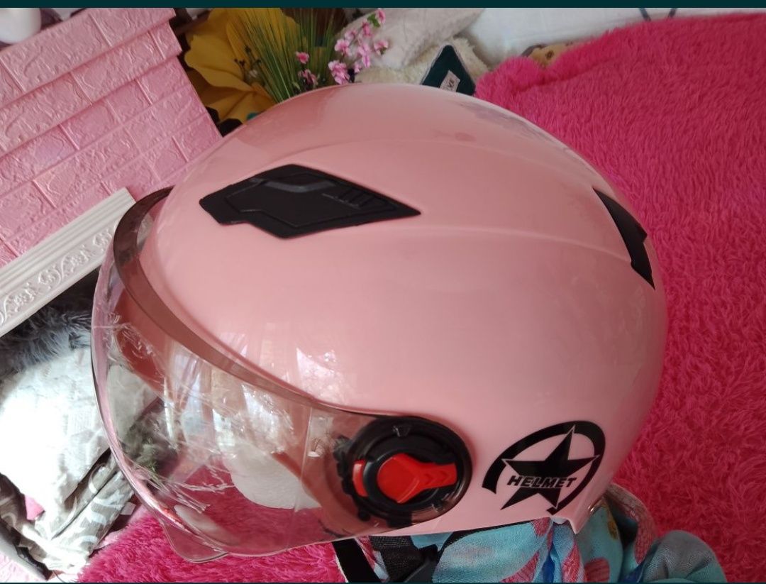Новый легкий женский шлем для мопеда скутера облегченный мотошлем