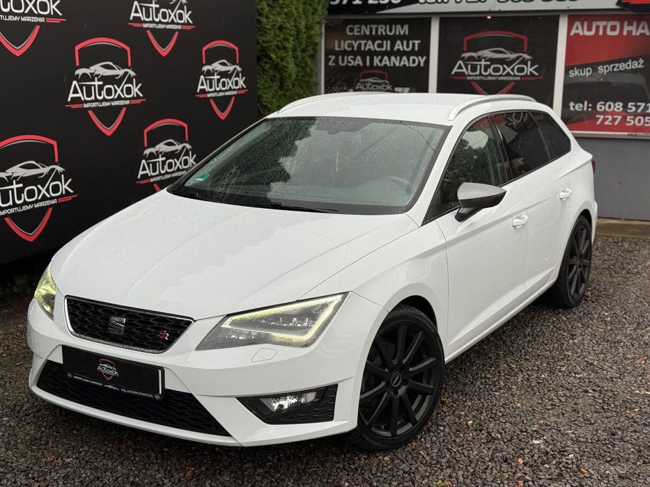 Seat Leon Biała perła/DSG / Tempomat / Led'y / Serwisowany / Autoxok