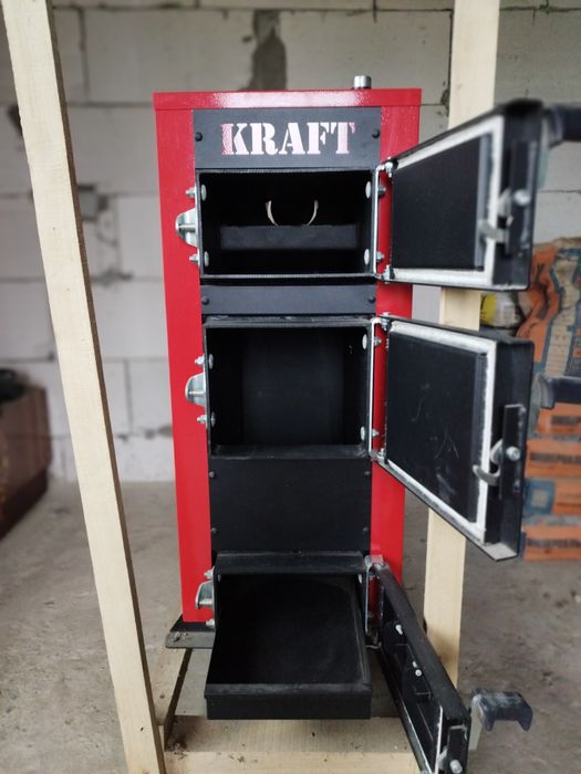 Новий котел твердопаливний Kraft E new 12kw