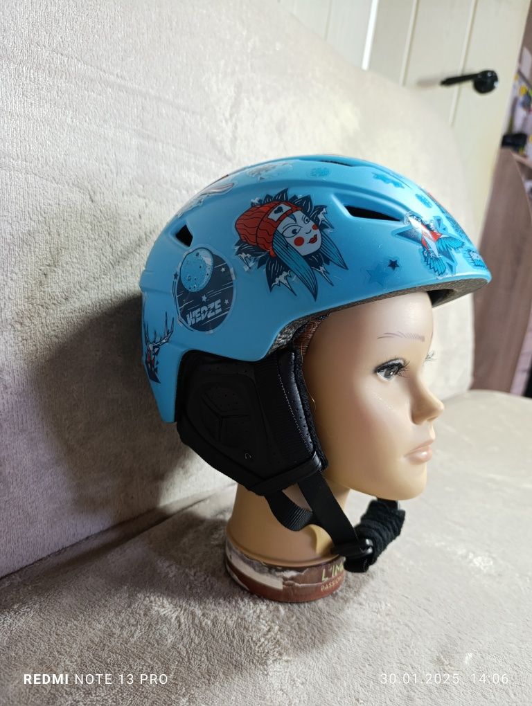 Kask narciarski dla dzieci rozmiar 49-51cm