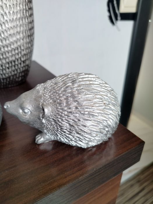 Taca z lustrem jeż i wazon