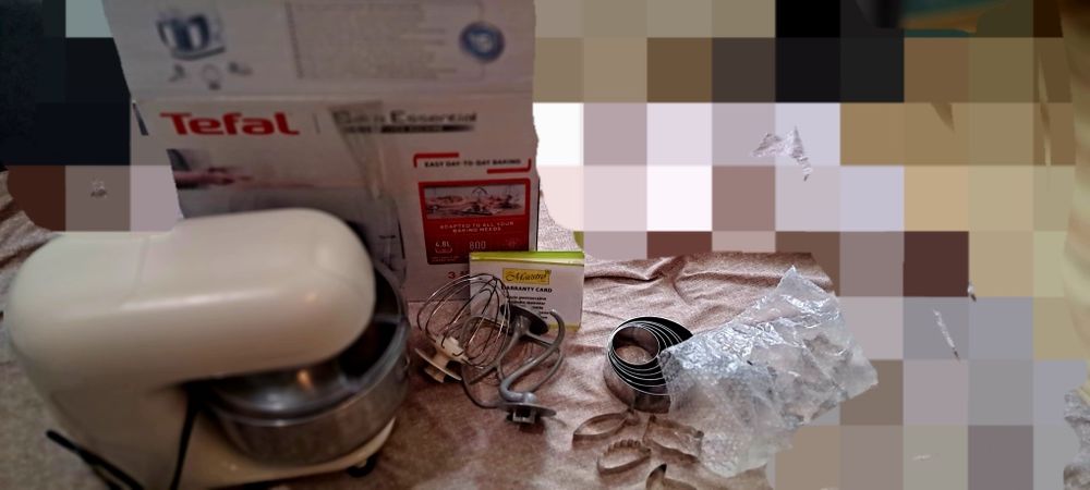 Планетарный миксер/Кухонний комбайнTefal BAKE ESSENTIAL QB160138