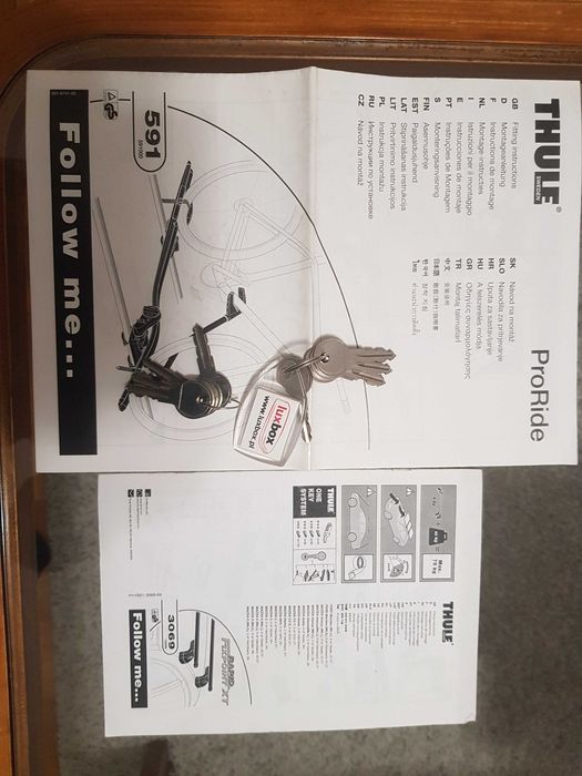 Bagażnik dachowy,  rowerowy Thule Mazda 6