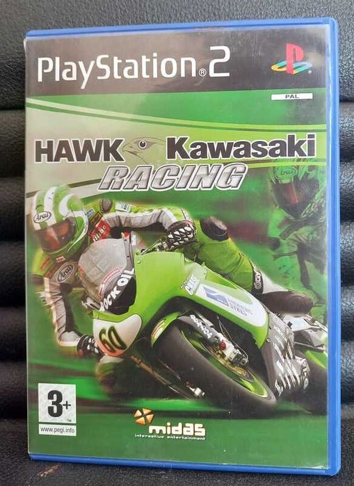 PlayStation 2, Hawk Kawasaki Racing ,Completo com manual