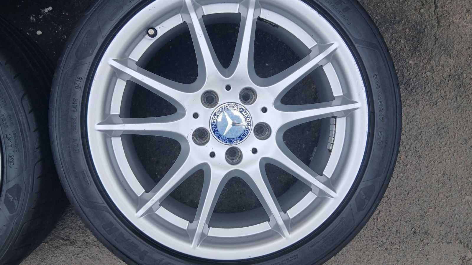 Диски 5x112 R17 Mercedes оригінал з гумою літо