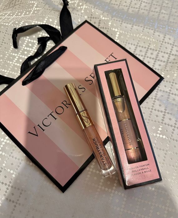 Вікторія Сікрет подарунковий набір блиск парфюм Victoria’s Secret