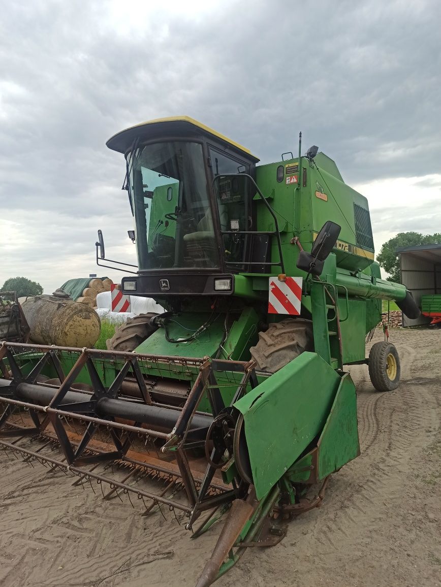 Heder 4.2m + wózek do kombajnu zbożowego (John Deere)