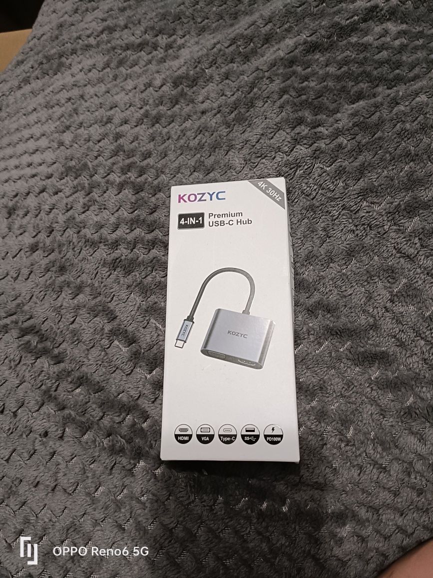 ADAPTER podwójny HDMI na USB-C marki Kozyc