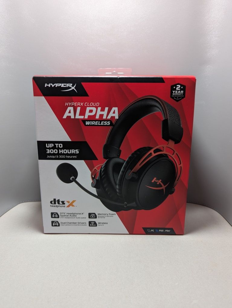Навушники HyperX Cloud Alpha Wireless Black