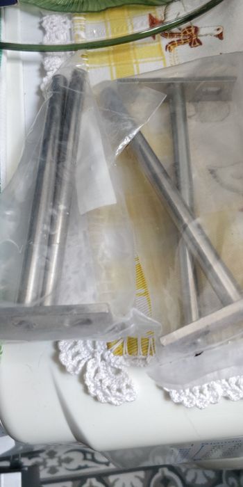 Suporte para prateleiras em aço inoxidável